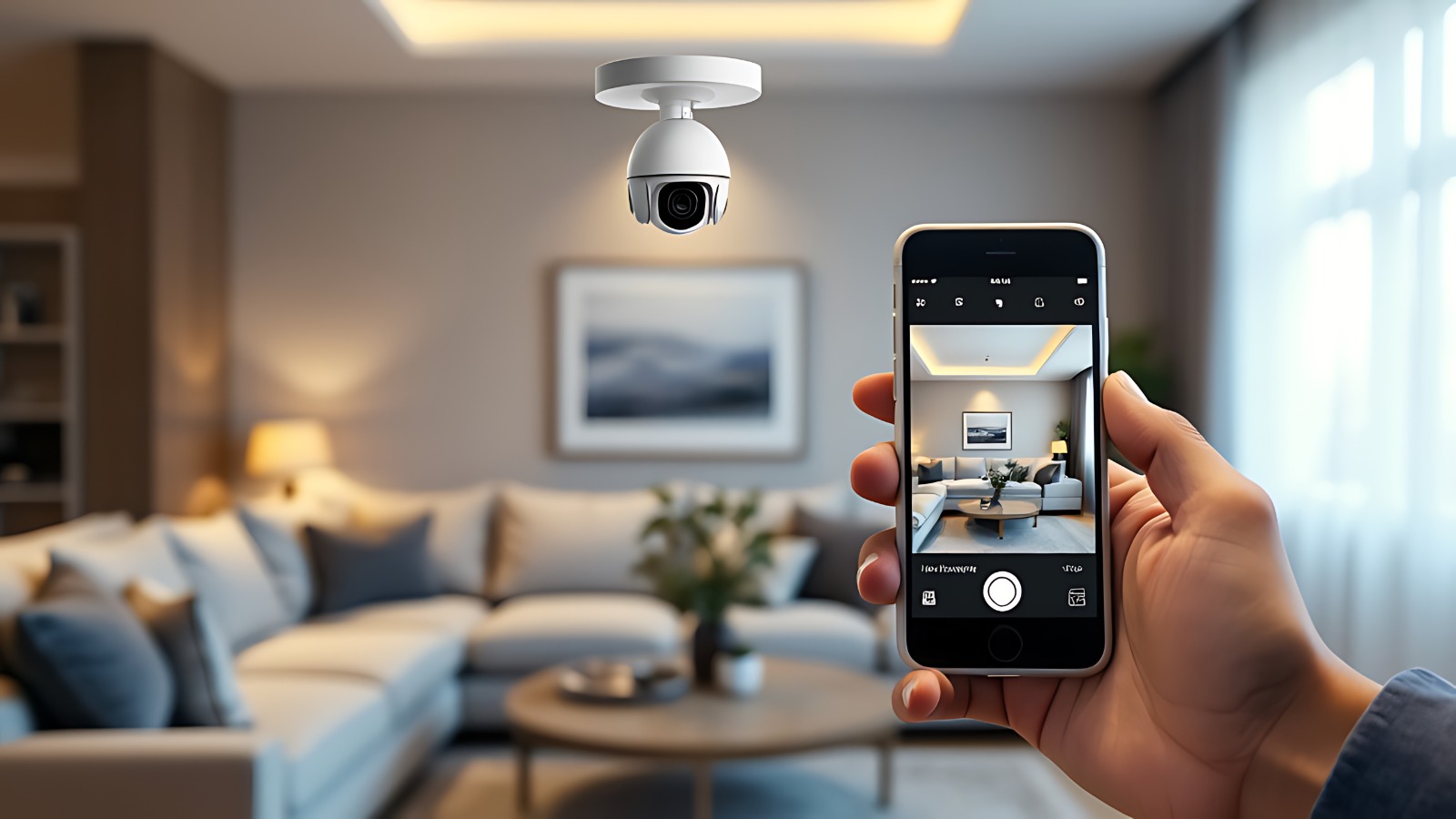 Smart home security camera